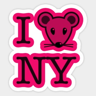 I rat NY Sticker